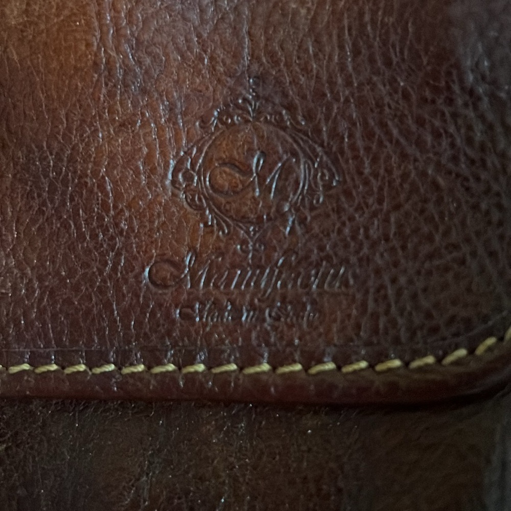 Brown Leather Messenger Bag - Picture 7 of 7